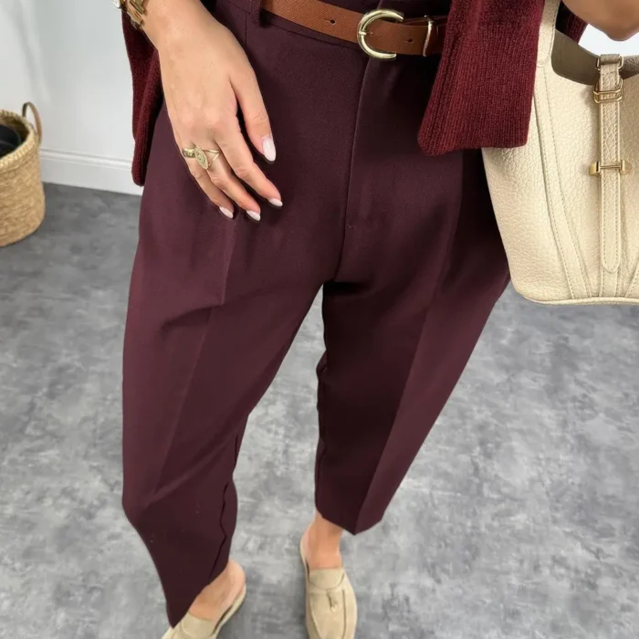 Kemerli Pantolon