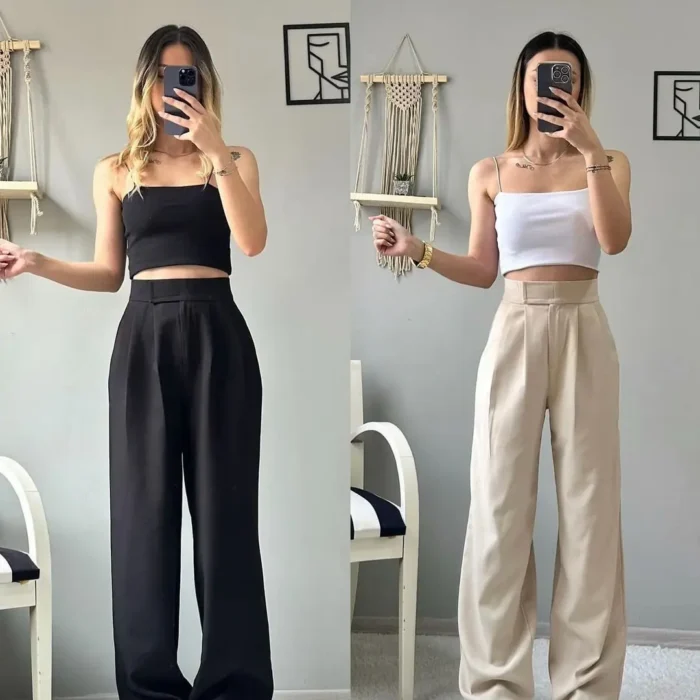 2'li Cırt Cırtlı Pantolon