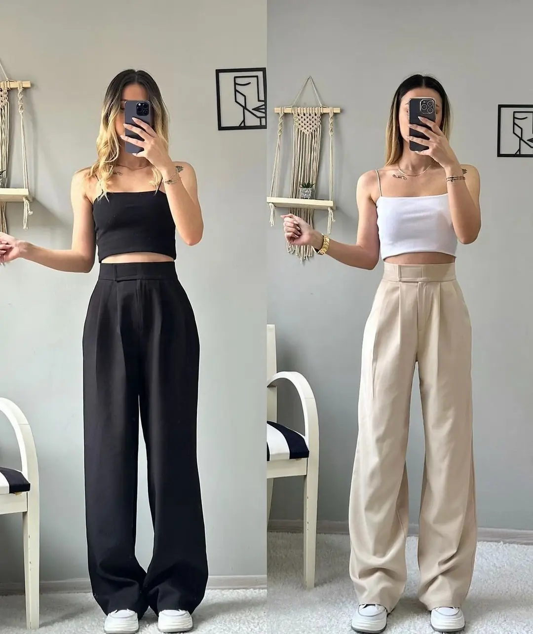 2'li Cırt Cırtlı Pantolon